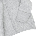 HonestBaby Matelasse Snap-Front Hoodie 100% Organic Cotton Infant Baby Boys, Girls