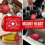 EVERLIT Pocket-Aid Mini First Aid Kit | Compact, Portable Hard-Shell Cases of 50 Items | Cuts, Scrapes, Wound Care Essentials for Travel, Outdoor, School, Camping, Home, Office (12 Packs | 600 Pcs)
