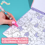 Original Squishmallows Sketchbook, Over 20 Stationery Supplies, Features Squishmallows Scrapbook Stickers, Cam The Cat Fidget Toy, Drawing Paper, Great Kids Craft, Coloring Books for Kids Ages 4-8