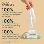 The Honest Company Plant-Based Snot Removing Wipes | Soothing Nose + Face Wipes with Aloe | Hypoallergenic for Sensitive Skin, EWG Verified | Fragrance Free, 30 Count
