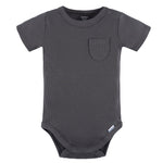 Gerber Baby Bodysuit and Shorts Set, Dark Grey, 6-9 Months