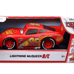 Jada Toys Pixar Cars 1:24 Lightning McQueen RC Remote Control Car 2.4 GHz Red Toys for Kids
