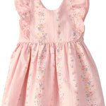 Little Planet by Carter's Girl Dress Made with Organic Cotton, Pink Garden, 12M