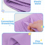 Resinta 4 Packs Unisex Baby Toddler Cotton Shorts Baby Pull-on Shorts with Drawstring Soft Summer Clothes for Daily Wear