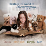 Bearington Collection Baby Lil' Patches, 5.5 in Giraffe Plush Stuffed Animal Baby Rattle, Newborn Toys Gift - Giraffe Stuffed Animal