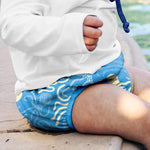 green sprouts Baby Toddler Eco Snap Swim Diaper - Blue Octopus - 18mo