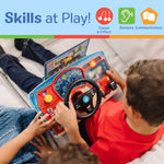 Melissa & Doug PAW Patrol Rescue Mission Wooden Dashboard Kids Activity Board, Toddler Sensory Toys, Pretend Play Driving Toy, PAW Patrol Toys for Kids Ages 3+
