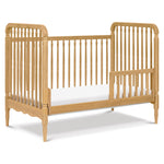 Namesake Liberty 3-in-1 Convertible Baby Crib w/Wooden Toddler Bed and Daybed Conversion - Durable, Easy to Assemble & GREENGUARD Gold Certified - 4 Adjustable Mattress Heights - Honey