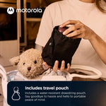 Motorola Nursery PIP12 Baby Monitor Audio Only, Portable and Rechargeable, No WiFi Needed, 1500ft Range HD Sound with Auto Off, Includes Water-Resistant Travel Case