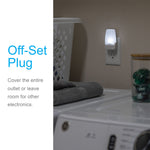 GE LED Night Light, Plug-in, Dusk to Dawn Sensor, Cool White, Ambient Lighting, Ideal for Kids Adults Bedroom, Bathroom, Nursery, Kitchen, Hallway, 55992, 4 Count