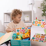 Melissa & Doug Blockables™ Dinosaur Snap and Play, Mix and Match Connectable Wooden Building Blocks Play Set Toy for Preschool Boys and Girls (69 Pcs) - FSC Certified