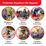 Swiss Safe First Aid Kit for Kids 246 Pieces - for Travel, Home & Car Emergency Kit, Baby & Toddler First Aid, Small Portable Kit with Mini Bag