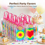 Koogel 24PCS Small Spiral Notebook, Blank Mini Pocket Journal Notebook for Kids Back to School, Tie Dye Style Journal Mini Memo Pads for Tie Dye Birthday Pastel Art Party Favors Gift Supplies