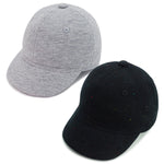 Keepersheep Baby Baseball Cap Infant Sun Hat, Infant Toddler Kids Baseball Cap (US, Age, 0 Months, 3 Months, Gray & Black Set)