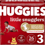 Huggies Size Newborn Diapers, Little Snugglers Baby Diapers, Size Newborn (up to 10 lbs), 31 Count, Packaging May Vary