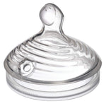 NUK Simply Natural Baby Bottle Nipples - Slow Flow, Silicone, Extra Soft, Anti-Colic Air System, BPA-Free, Pack of 2