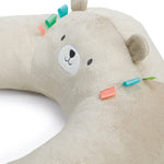 Ingenuity Cozy Prop 4-in-1 Sit Up & Prop Activity Mat, for Age Newborn & Up, Unisex, Toys - Nate The Bear