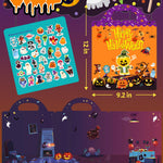 Benresive Reusable Sticker Books for Kids 2-4, Sticker Books for Toddlers 1-3 2-4, Toddler Travel Toys Activities Crafts Gifts - Halloween