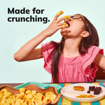 Little Spoon Mac and Cheesy Veggie Loops, Chickpea and Carrot Snack, Baked Not Fried, Avocado Oil, Hidden Veggies, Tastier Snacks for Kids, 3g Protein, Gluten-Free, 4 Pack