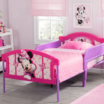 Delta Children Plastic 3D-Footboard Twin Bed, Disney Minnie Mouse