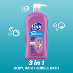 Dial Kids all in one hair, body wash and bubble bath, Tear free and gentle on skin, Lavender Scent, 32 fl oz
