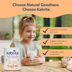 Kabrita Junior Goat Milk Powder for Kids - Easy to Digest Powdered Goat Milk Ages 2-7 - Immunity Boosting Containing Vitamin C, D, E, Protein & Calcium - Non-GMO Gentle on Sensitive Tummies - 14Oz