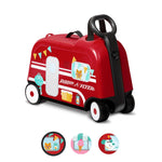 Radio Flyer 3-in-1 Happy Traveler Camper, Ride on Toy, Toddler Carry-On Storage, Ages 2-5