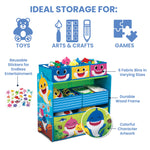 Baby Shark Design & Store 6 Bin Toy Storage Organizer by Delta Children