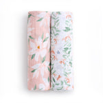 aden + anais Essentials Cotton Muslin Swaddle, Breathable Baby Blanket, Ideal for Boys, Girls, Newborns, Babies & Infants, Receiving Blanket, Soft and Lightweight Wrap, 2 Pack, Butterfly Garden