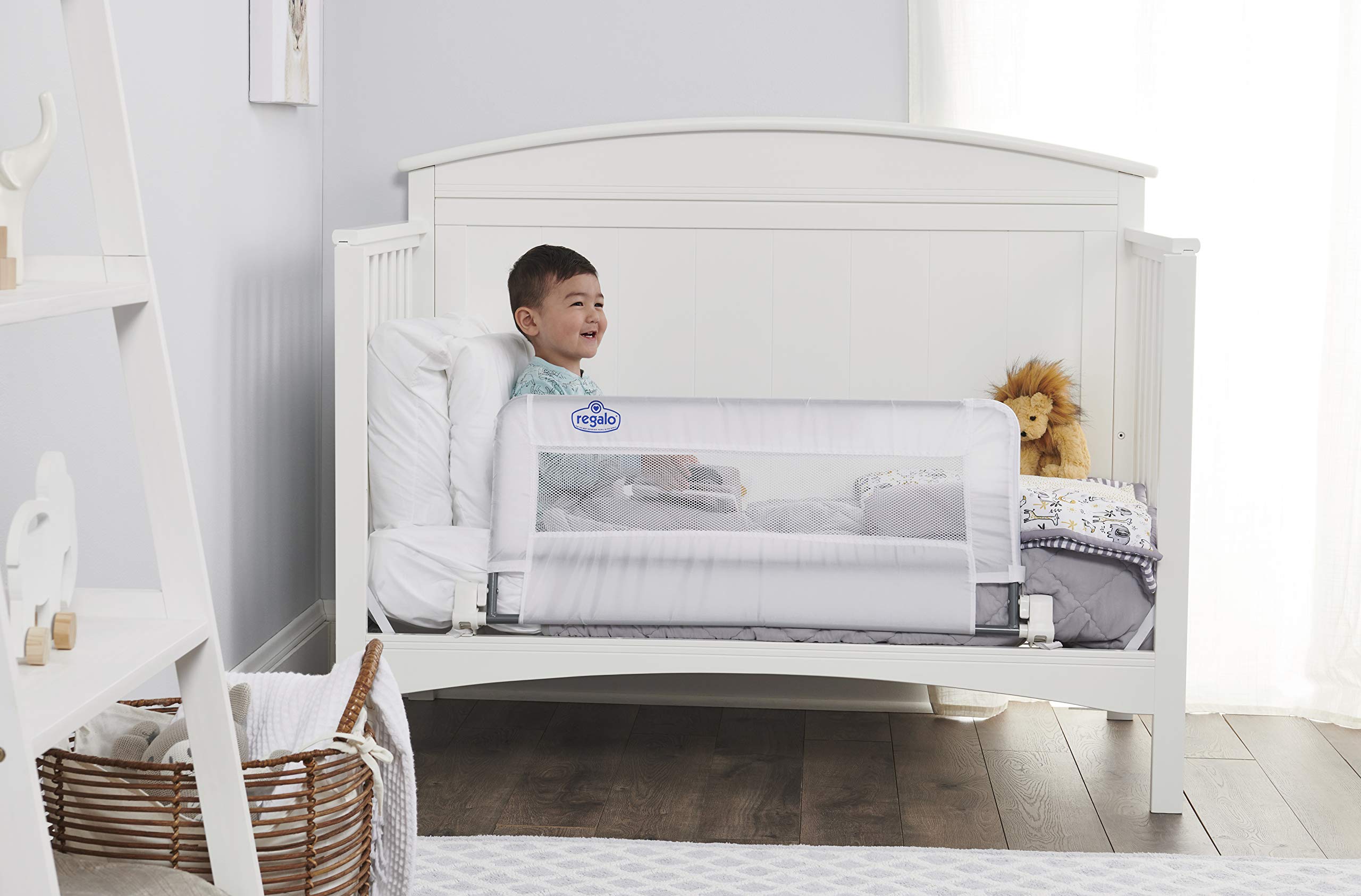 Regalo Swing Down Crib Rail, with Reinforced Anchor - Regalo - Baby and ...