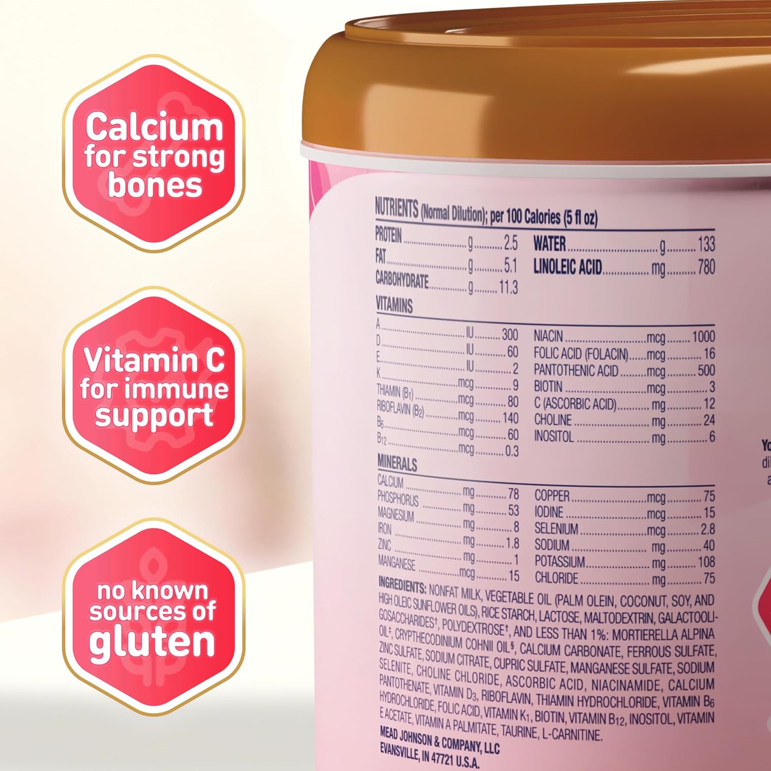 Enfamil A.R. Baby Formula, Added Rice Starch Formula to Reduce Reflux & Spit-Up, DHA for Brain Development, Probiotics to Support Digestive & Immune Health, Baby Milk, 19.5 Oz