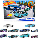 Hot Wheels 10-Pack of Toy Race Cars, Includes 1:64 Scale Corvette, Lamborghini, McLaren Originals (Amazon Exclusive)