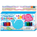 Buddy & Barney: Bath Time Crayons - 8 Washable Crayons & Cute Whale Cleaning Sponge, Safe, Non-Toxic, Creative Tub & Water Toy, Toddlers & Kids Age 3+