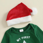 My First Valentines Baby Boy Outfit Lover Boy Long Sleeve Romper Pants Hat Newborn Infant Onesie Clothes Outfits