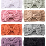 jollybows 18pcs Baby Nylon Headbands Hair Bow Elastics Hairbands Hair Accessories for Baby Girls Newborn Infant Toddlers Kid