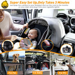 DoHonest Baby Car Camera HD 1080P - Rear-Facing Car Baby Monitor with Night Vision, Adjustable View Angle, Easy Setup, Anti-Glare Display, Safety for Kids & Infants
