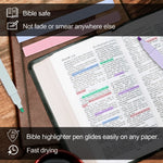 Utron 12pcs Bible Highlighters, Pastel Highlighter Set, No Bleed Bible Highlighters (12 Color)