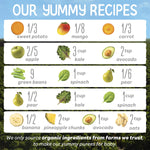 Happy Baby Organics Stage 2 Baby Food Pouches, Gluten Free, Vegan & Healthy Snack, Clearly Crafted Fruit & Veggie Puree, Fruit & Veggie Variety Pack, 4 Ounces (Pack of 10), Amazon Exclusive