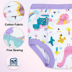 MooMoo Baby Training Underwear 10 Packs Absorbent Toddler Potty Training Pants for Girls Cotton 3T