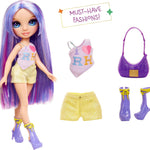 Rainbow High My Fashion Style Violet, Purple 11" Fashion Doll with Statement Outfit, Stylish Handbag, Great Toy Gift for Girls Kids Ages 4-12 Years