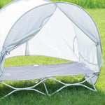 Regalo My Cot Deluxe Portable Toddler Bed with Canopy, Provides UV Protection