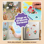 Unicorn Sticker Book - 50 Reusable Stickers for Girls - Unicorn Toys for Ages 3-5, No Mess Travel Activities, Girls Easter Basket Stuffers & Gift Ideas - Reusable Sticker Books for Toddlers 1-3 2-4