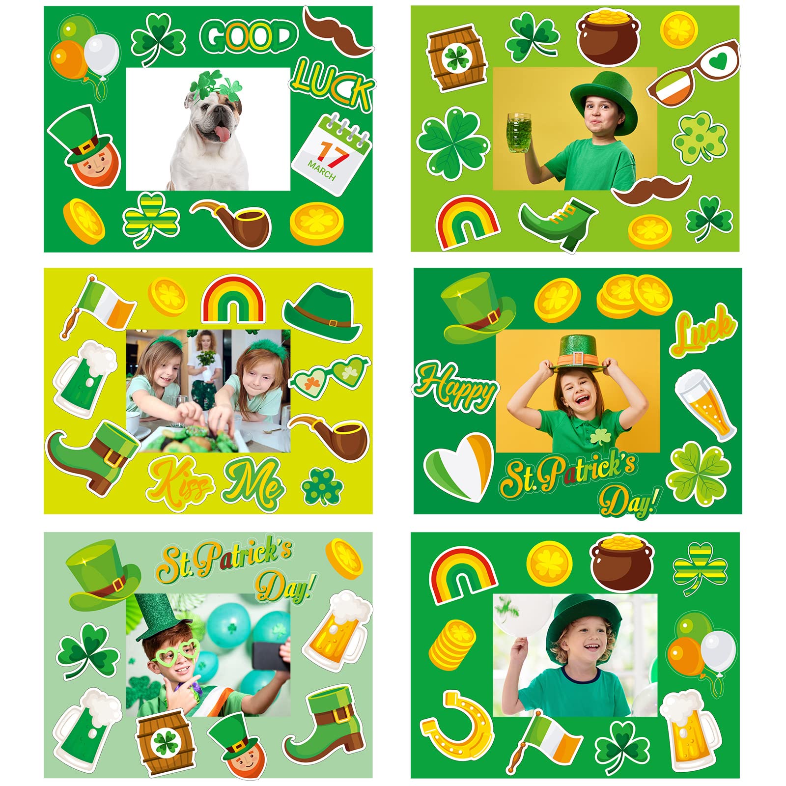 chiazllta 30 Pack Summer Crafts Kit for Kids End of School Year Picture Frames Beach DIY Art Crafts Classroom Summer Activities Game Party Favor