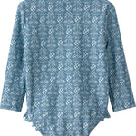 Little Planet by Carter's Girl 1-Piece Rashguard, Blue Floral, 12M