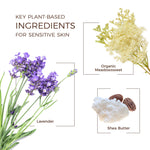 Babo Botanicals Calming Lavender Body Lotion - Relaxing Chamomile & Lavender - Vegan- For all ages- Scented with Lavender fragrance