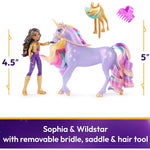 Unicorn Academy, Sophia & Wildstar with 2 Accessories & Hair Tool, Dolls & Unicorn Toys for Girls Ages 4 and up