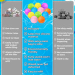 SOPPYCID Reusable Water balloons, Summer Toy Water Toy for Boys and Girls, Pool Beach Toys for Kids ages 3-12, Outdoor Activities Water Toys Self Sealing Water Splash Ball for Fun (6Pack)