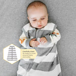 Burt's Bees Baby Beekeeper Wearable Blanket Winter, Organic Cotton Swaddle 0.5 or 1.5 TOG, Baby Infant Wearable Blanket & Essentials Shower Gift