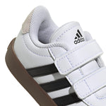 Adidas Unisex-Kids VL Court 3.0, White/Black/Grey, 5K