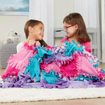 Melissa & Doug Created by Me! Flower Fleece Quilt No-Sew Craft Kit (48 squares, 4 feet x 5 feet)